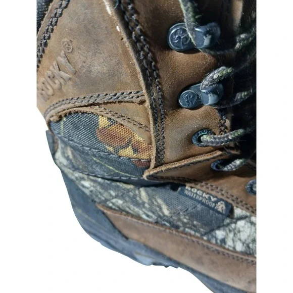 Rocky Core 600G Insulated Men 8.5 W Camo Gore-Tex Waterproof Hunting Boot #1454 - Picture 8 of 11